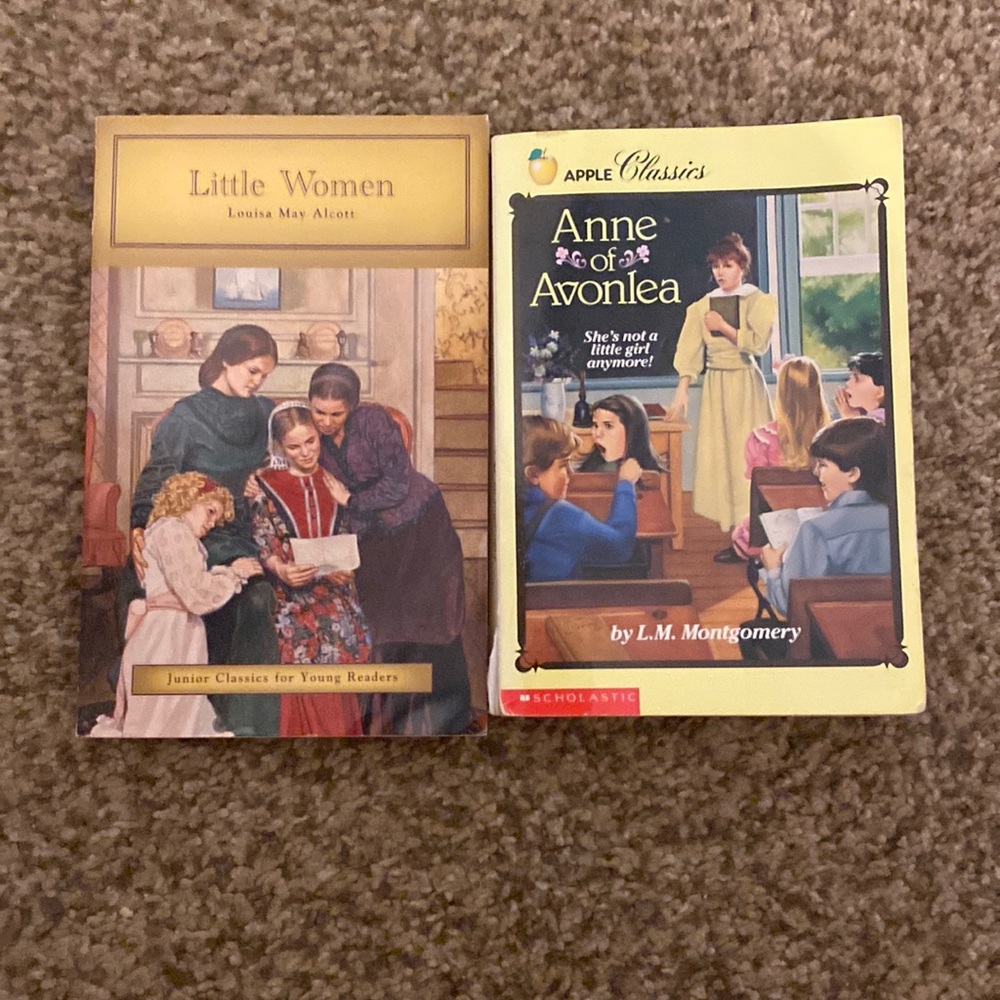 Little women & Anne of Green Gables books young adult books childrens books girl